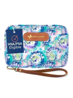 KEEP GOING GoKit First Aid Kit for Families On-The-Go TieDye, 130 Pieces
